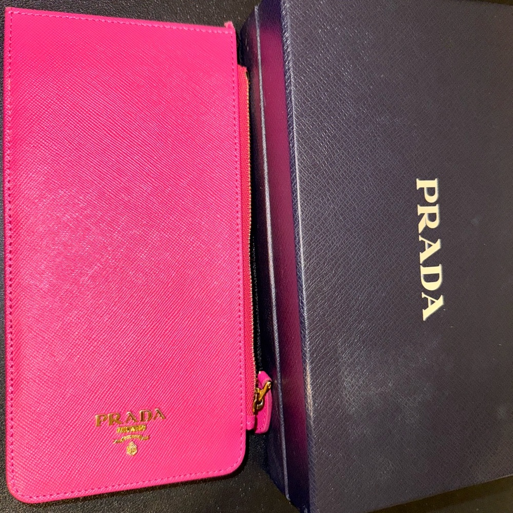 Pink Prada Wallet